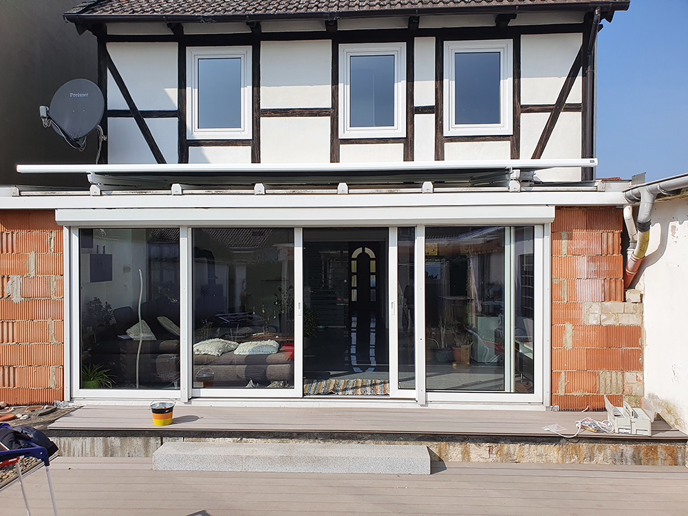 Unterglas Markise