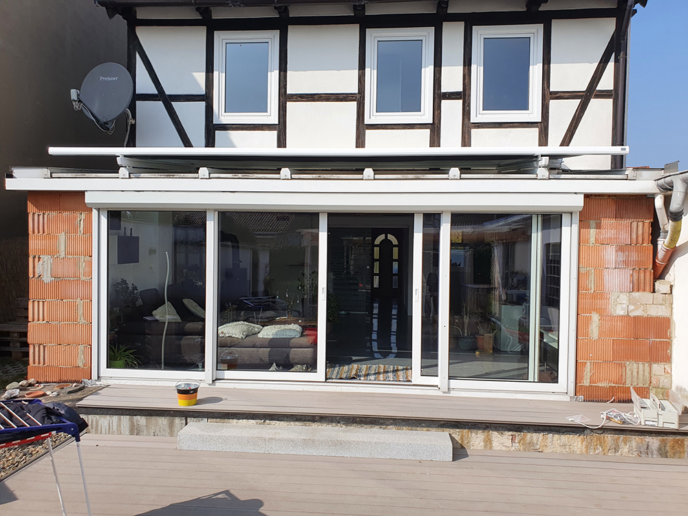 Unterglas Markise
